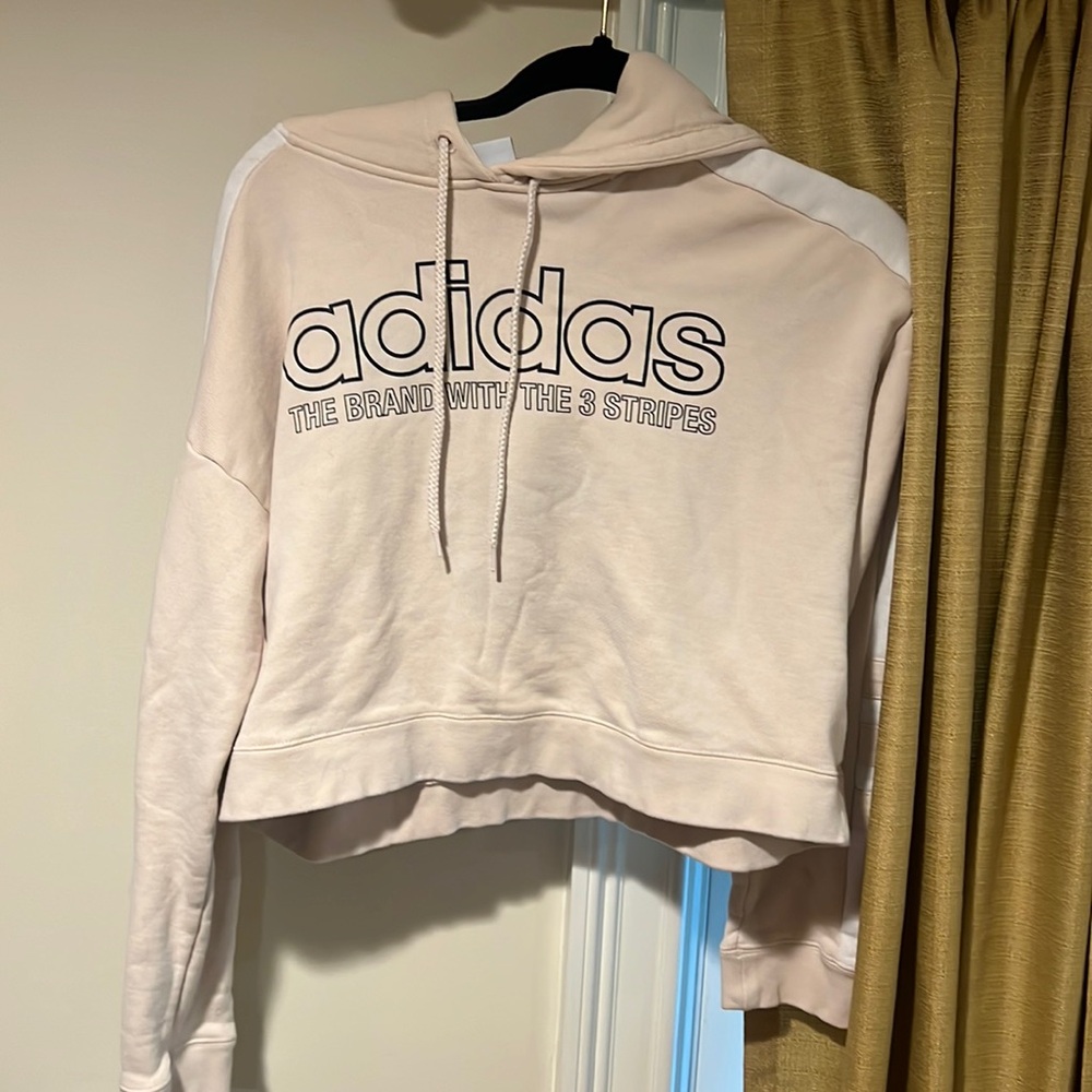 Women’s cropped Adidas size, small sweatshirt
